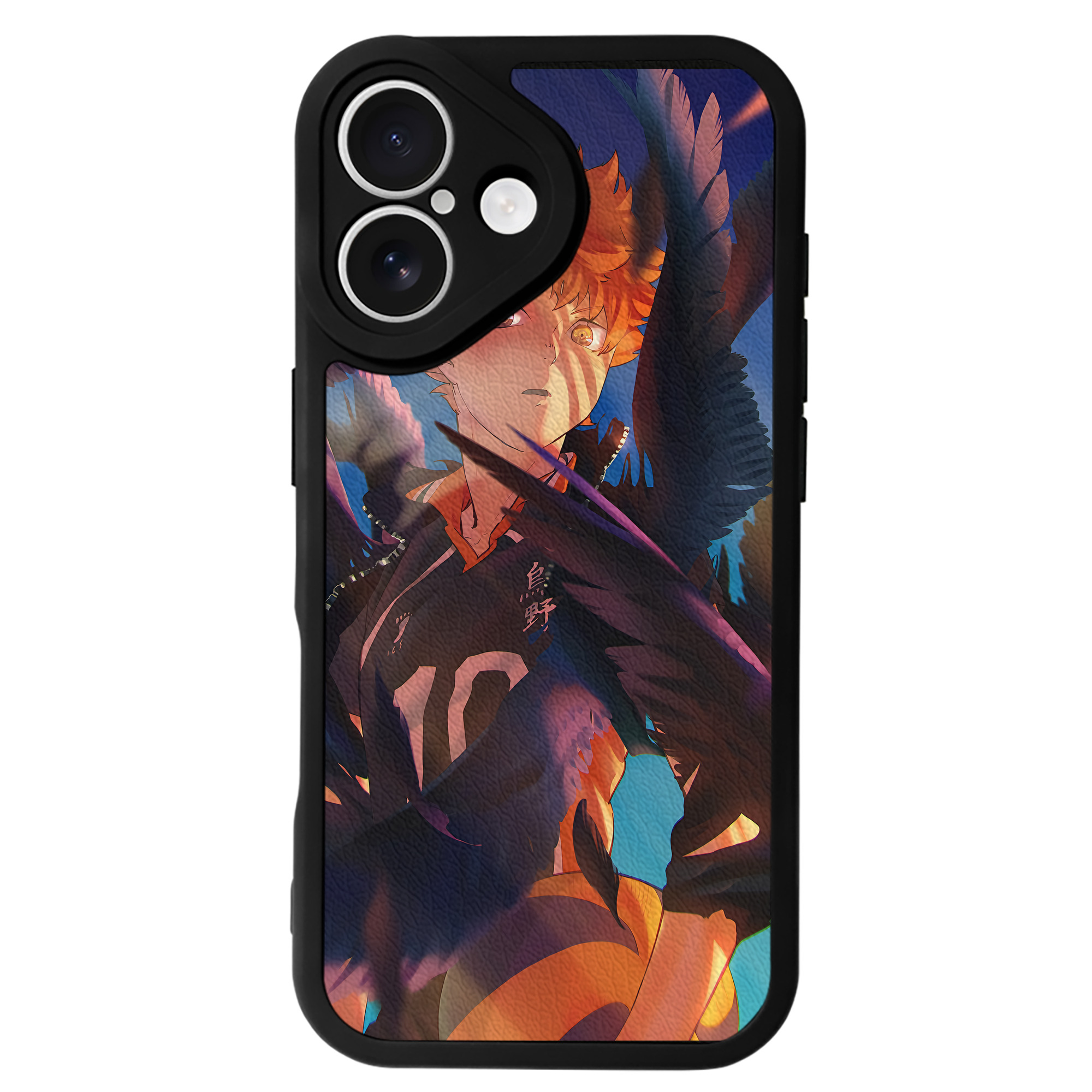 （画像用） ハイキュー!! Haikyu!! 【iPhone 16シリーズ対応】シリコンスマホケース（レザー調） 材質：シリコン